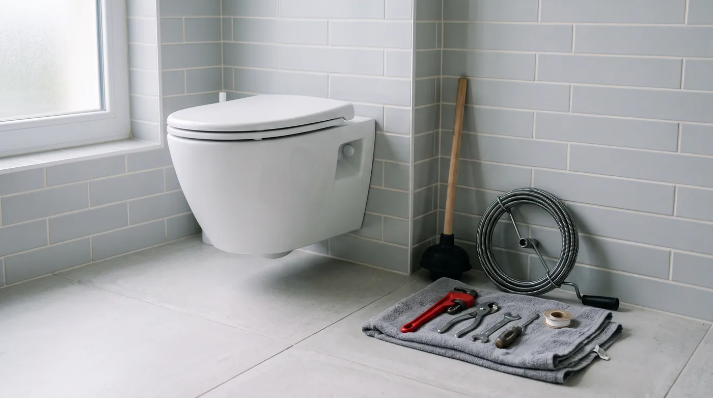 WC bouché et débouchage au Havre